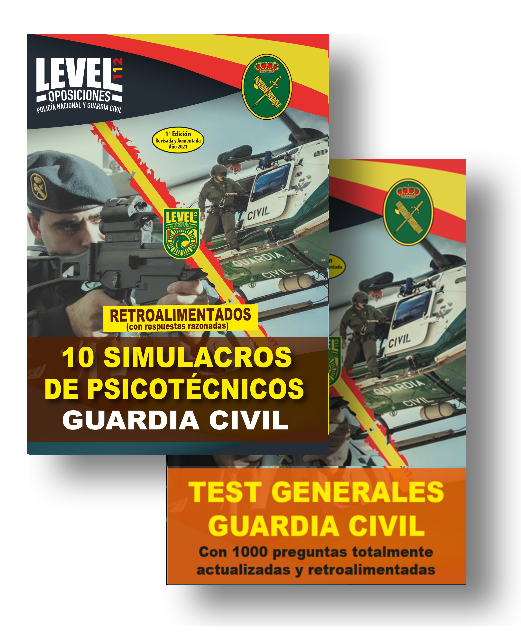 LIBRO SIMULACROS PSICOS + LIBRO TEST GENERALES GC