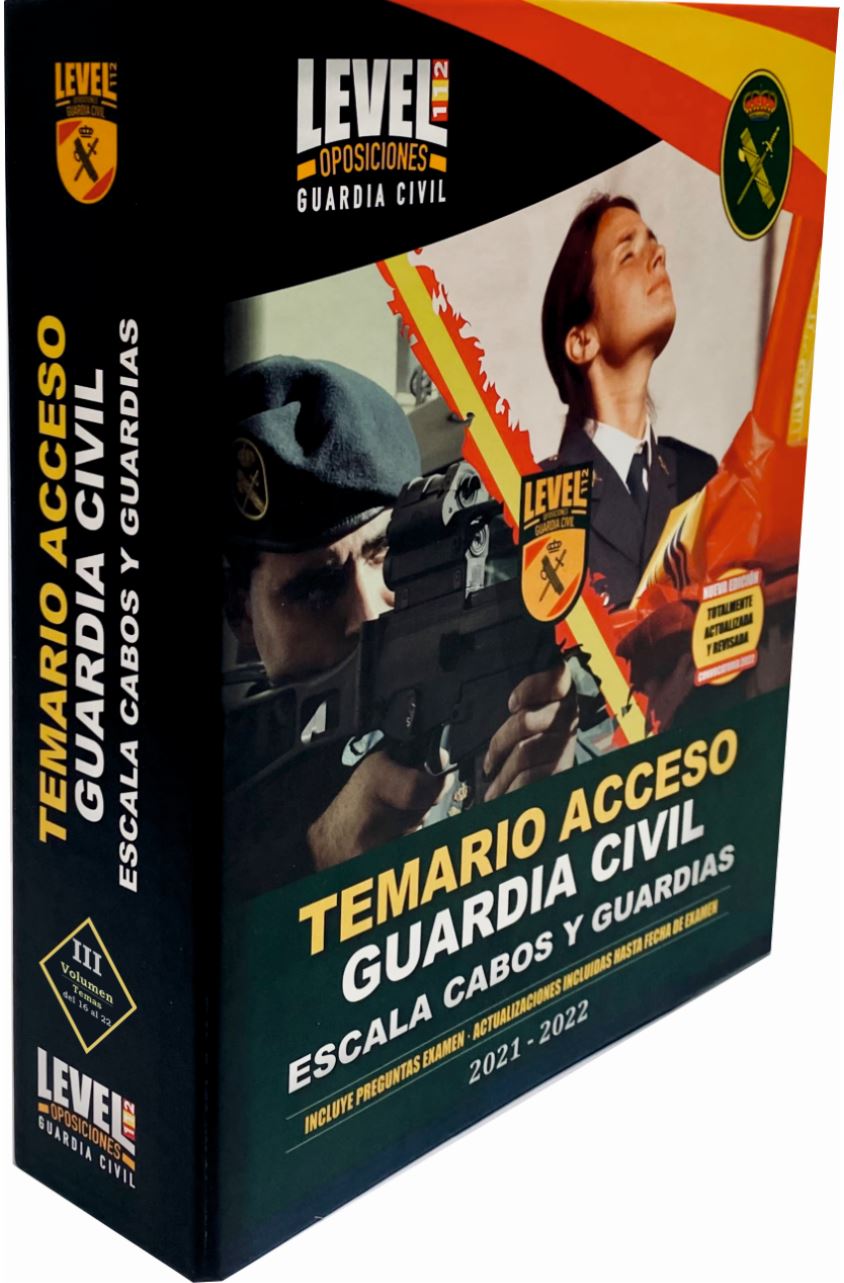 ARCHIVADOR III INGRESO GUARDIA CIVIL 2022/23 TEMAS DEL 16 AL 23