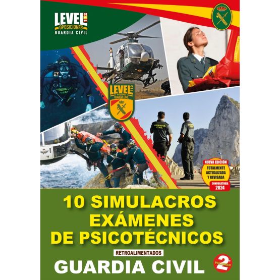 LIBRO 10 SIMULACROS II PSICOTÉCNICOS GUARDIA CIVIL